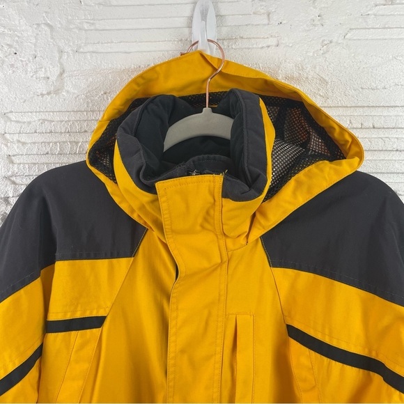Obermeyer Men's Yellow & Black Jacket Outdoor Winter Snow Sports Size Small - Picture 2 of 16